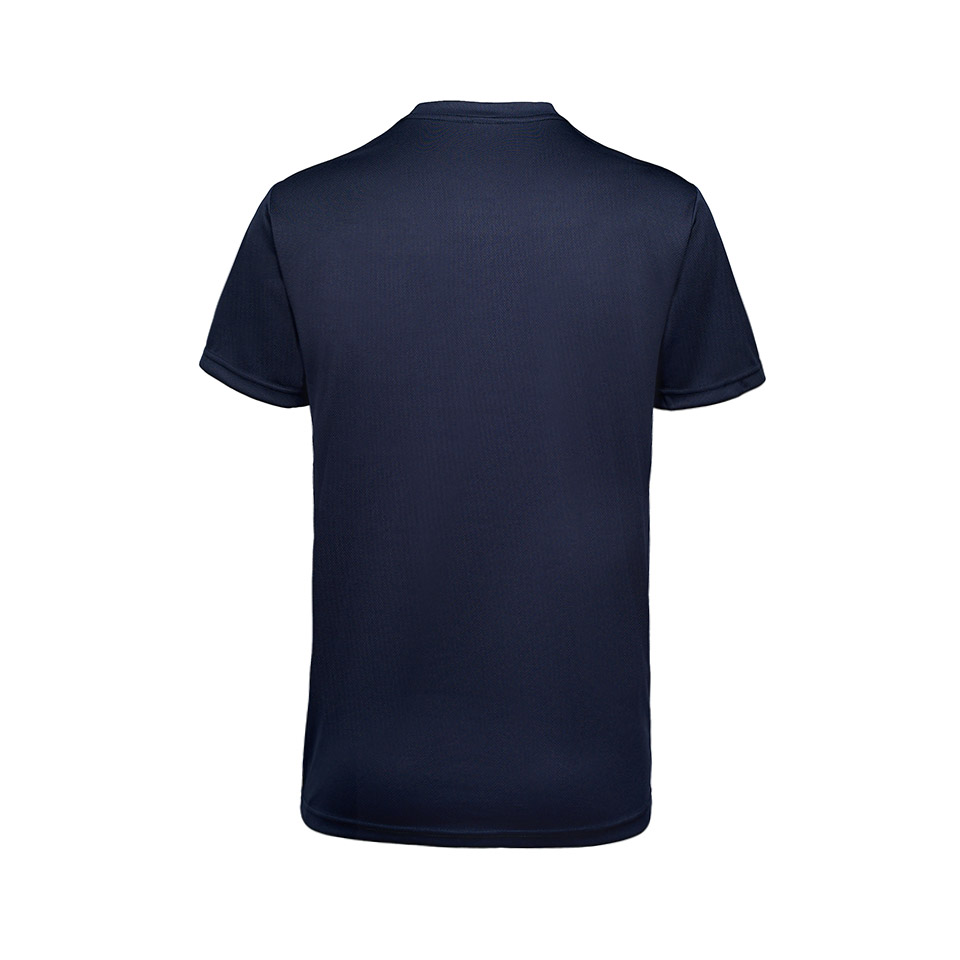 Ultifresh™ Performance-Crew Neck-T Shirts-Unisex-UDF0103 Navy Blue Back
