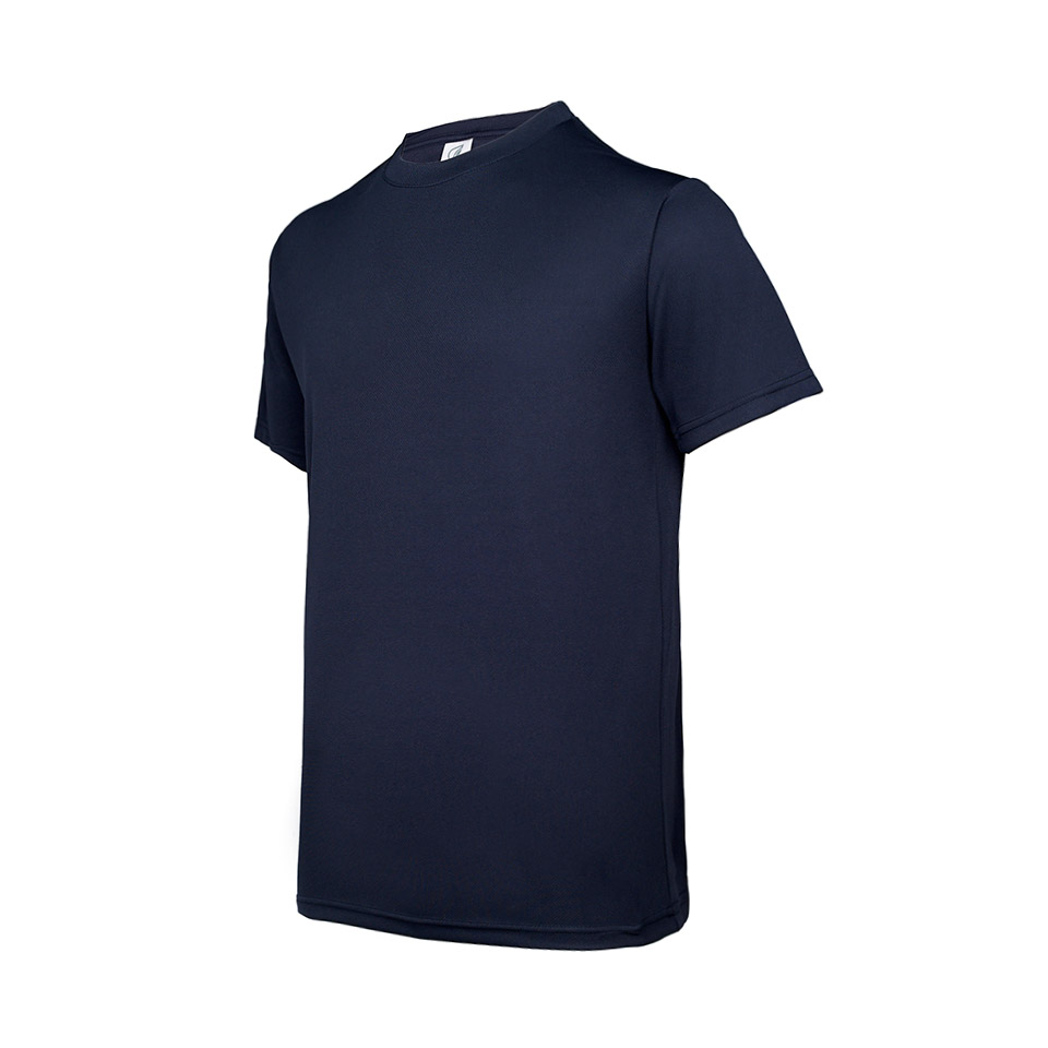 Ultifresh™ Performance-Crew Neck-T Shirts-Unisex-UDF0103 Navy Blue Side