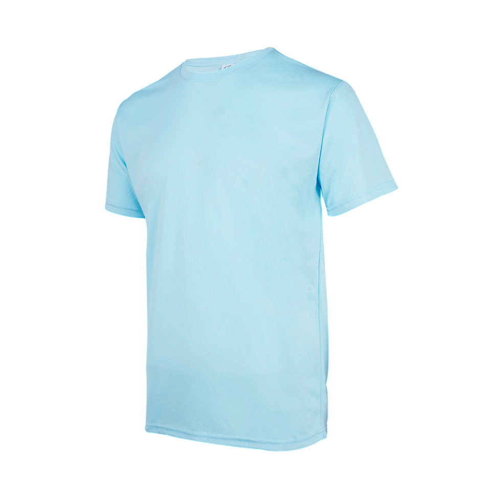 Ultifresh™ Performance-Crew Neck-T Shirts-Unisex-UDF0110 Light Blue