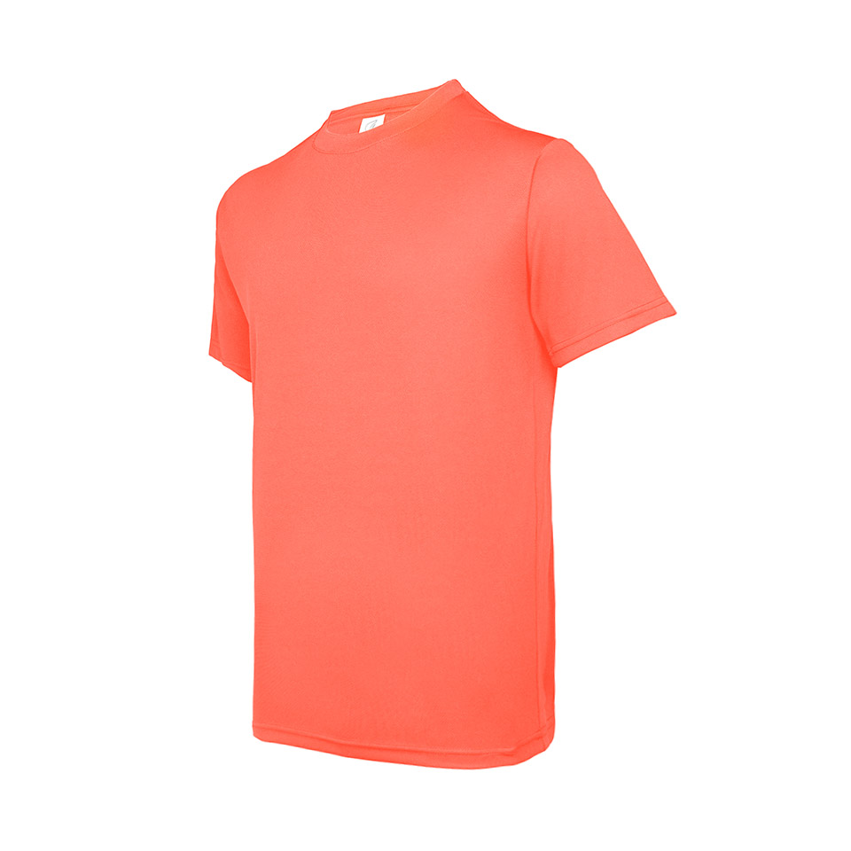 Ultifresh™ Performance-Crew Neck-T Shirts-Unisex-UDF0114 Neon Pink