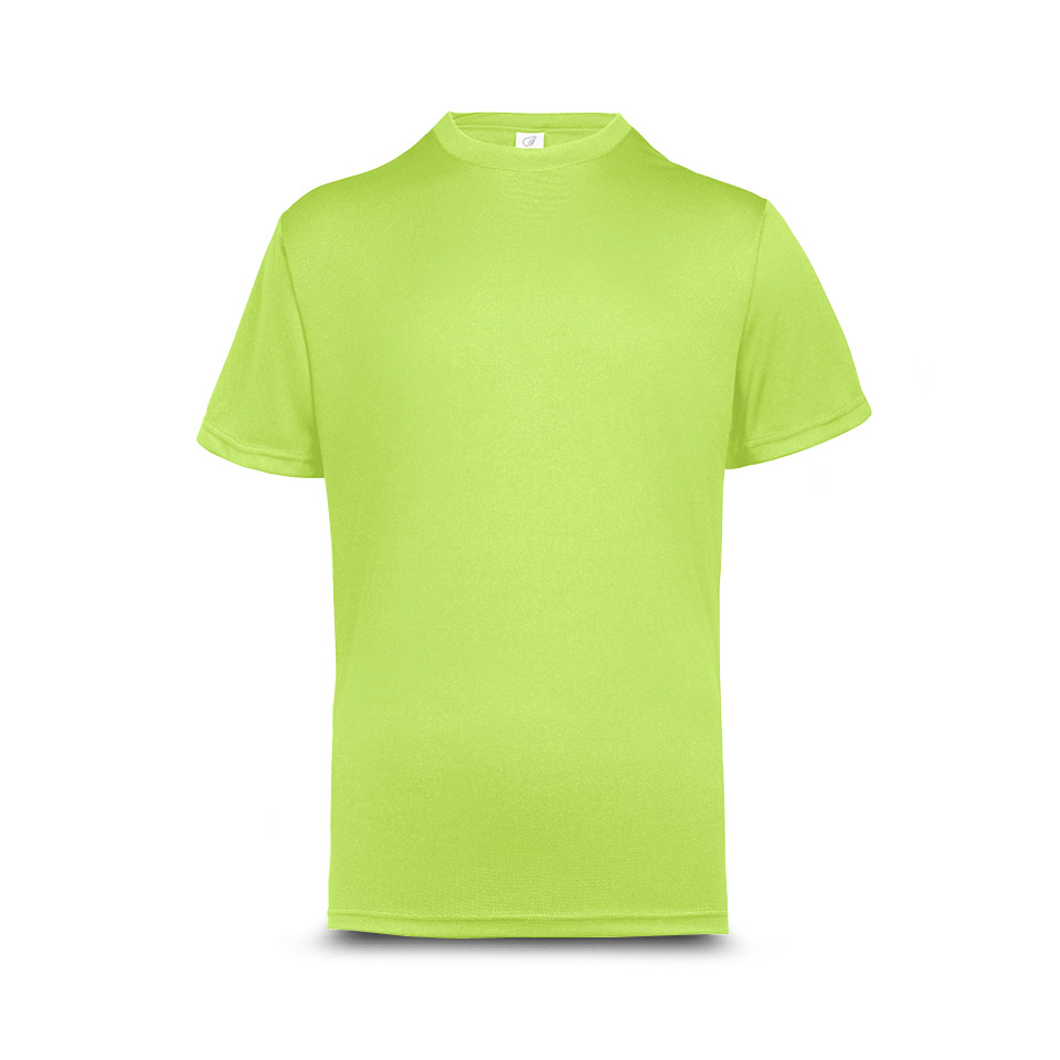 Ultifresh™ Performance-Crew Neck-T Shirts-Unisex-UDF0118 Lime Green