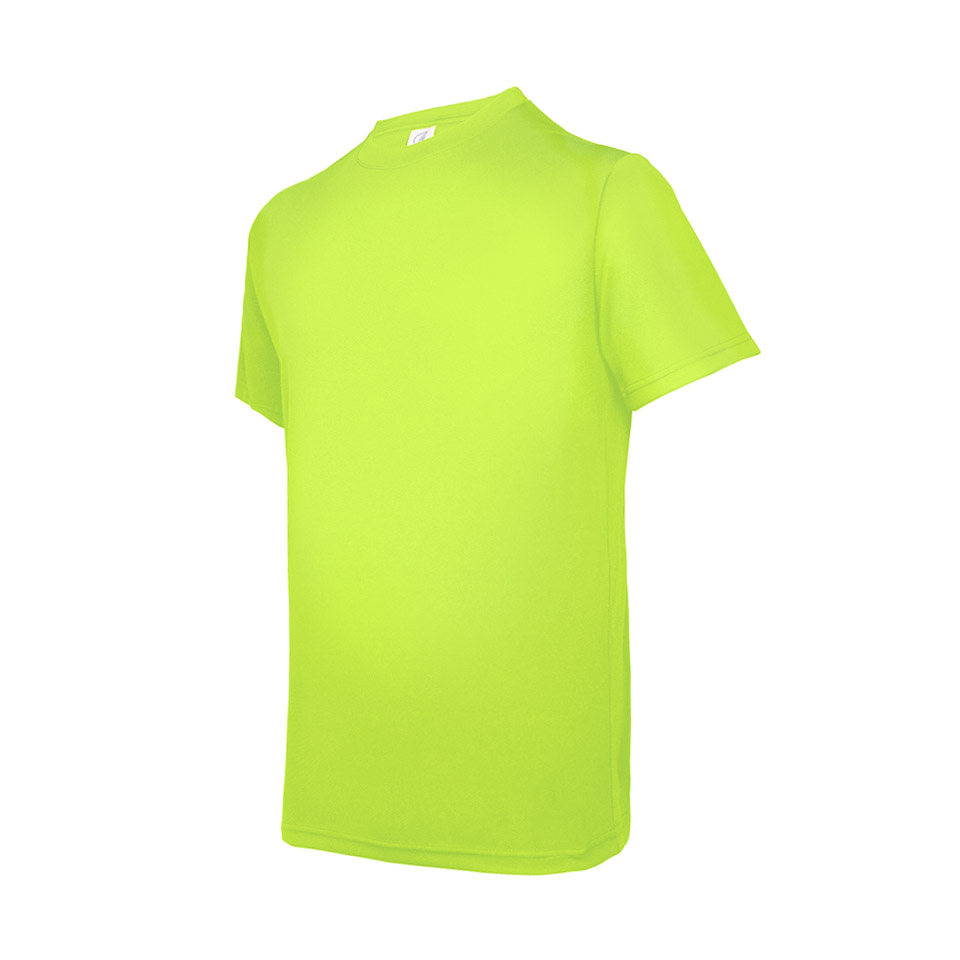 Ultifresh™ Performance-Crew Neck-T Shirts-Unisex-UDF0124 Neon Yellow